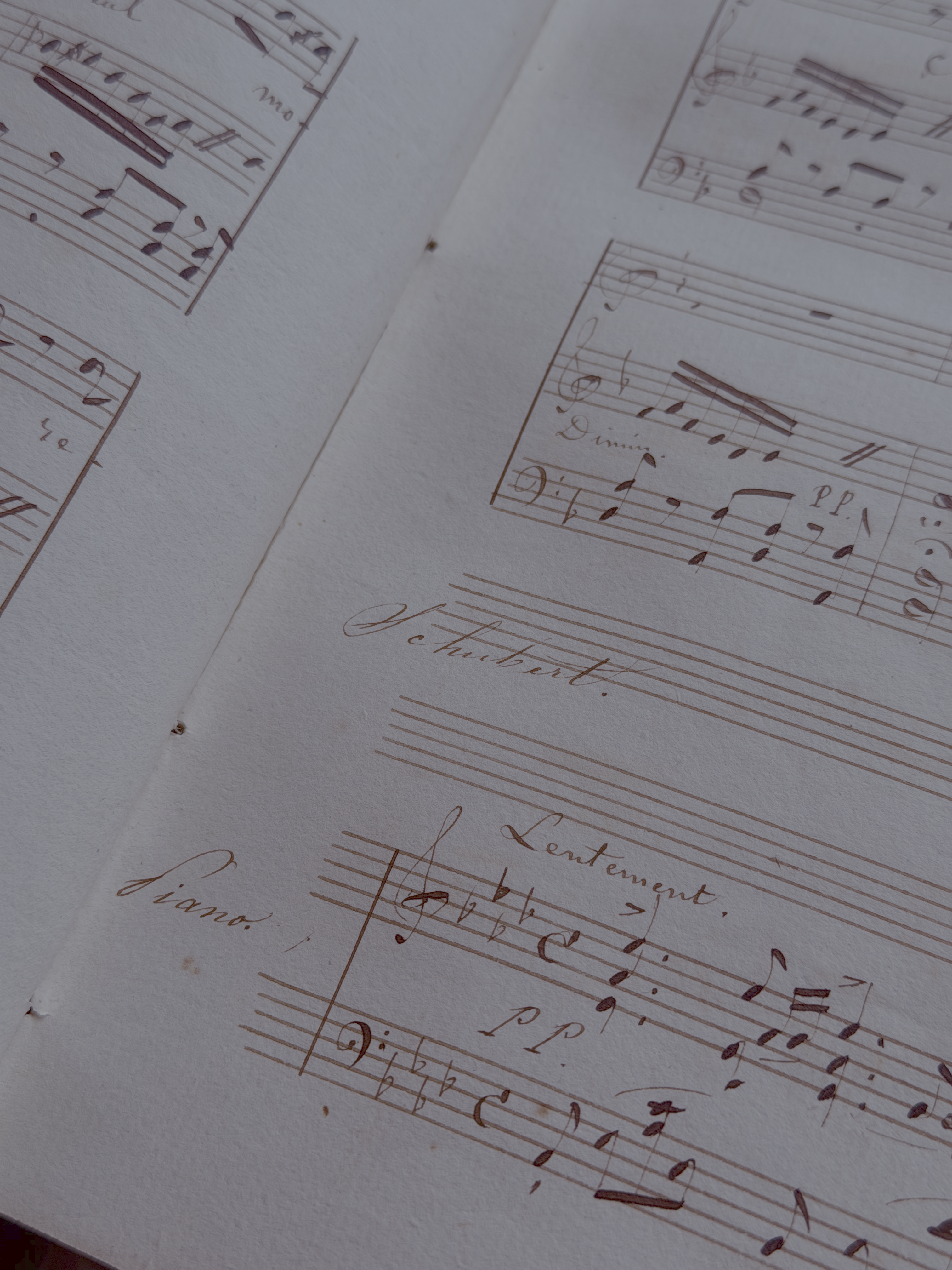 Pages from a music book