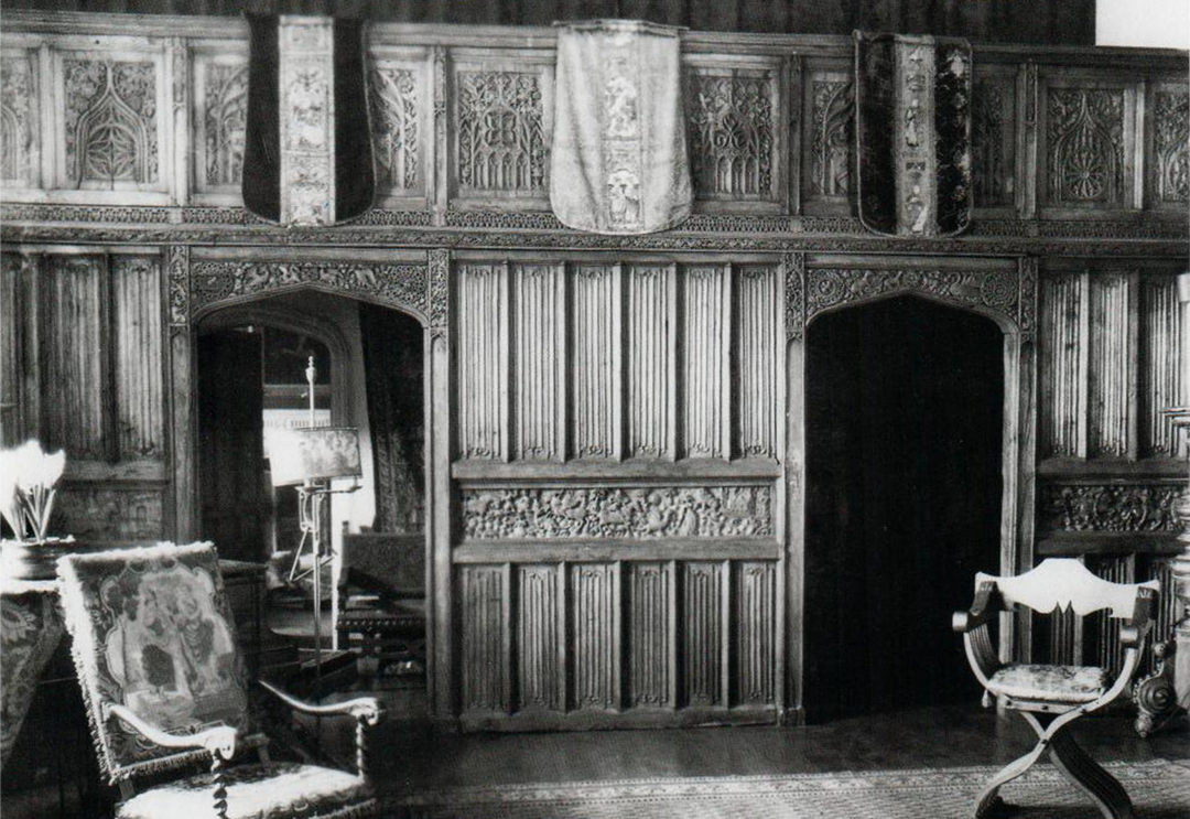 A historical image of the Branch House's main gallery