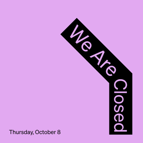Closed Thursday, October 8