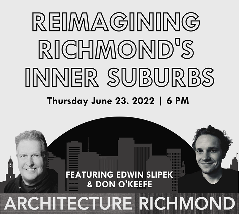 Event graphic for Reimagining Richmond's Inner Suburbs Talk